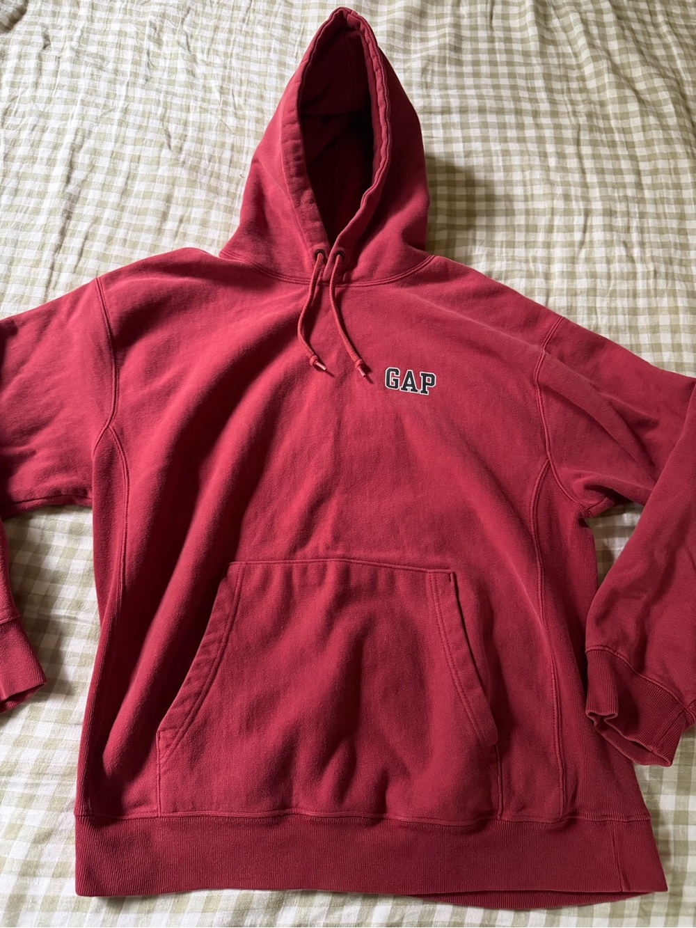 GAP red hoodie